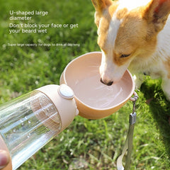 Portable Dog Water Bottle Food And Water Dispenser