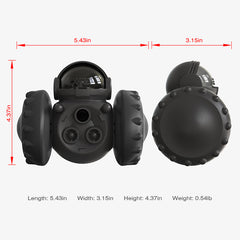 Interactive Dog Treat Leaking Toy For Small Large Dogs Puzzle Tumbler Funny Slow Dispenser Puppy Balance Car Pet Toys